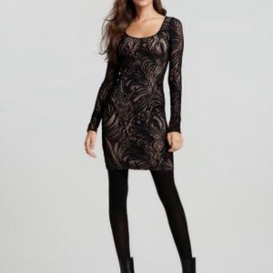 Bcbg lace bodycon dress S